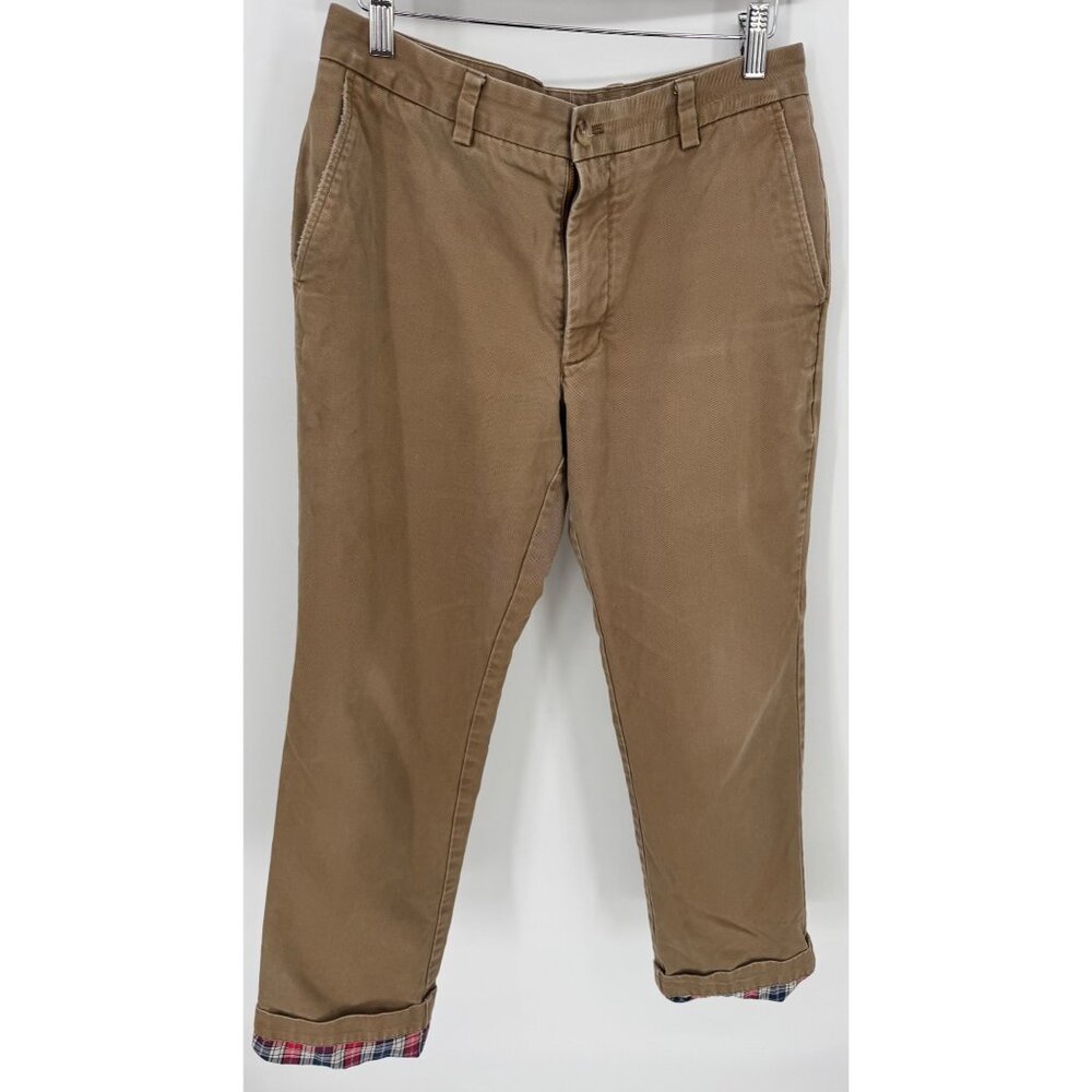 Vineyard Vines Mens Vintage Flannel Lined Slim Fit Breaker Pants